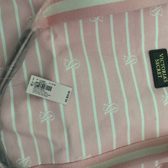 NWT Victoria’s Secret Pink/White Tote - Picture 10 of 11